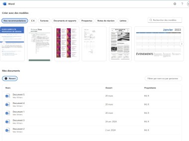 Microsoft 365 en ligne (Microsoft Office en ligne)