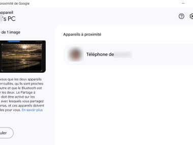 Quick Share pour Windows (Nearby Share)