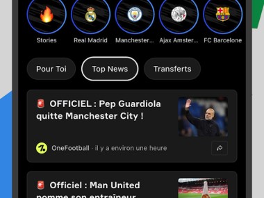 Onefootball - Live Foot, Résultats et Transferts