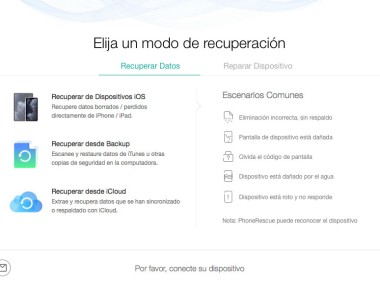 PhoneRescue para iOS