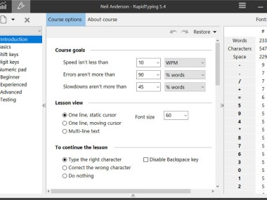 Rapid Typing Tutor