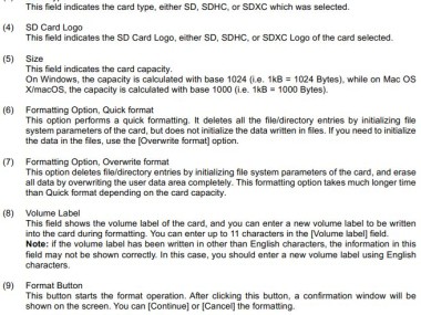 SD Memory Card Formatter