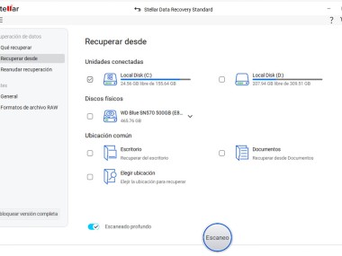 Stellar Data Recovery