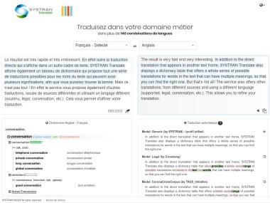 SYSTRAN translate