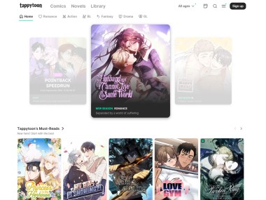 Tappytoon Manhwa & Novels