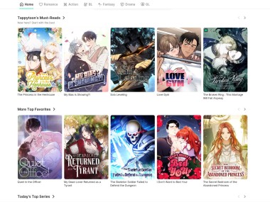 Tappytoon Manhwa & Novels