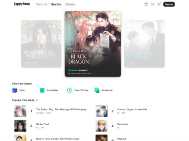 Tappytoon Manhwa & Novels