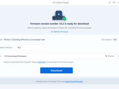 Tenorshare ReiBoot iOS Tenorshare ReiBoot iOS