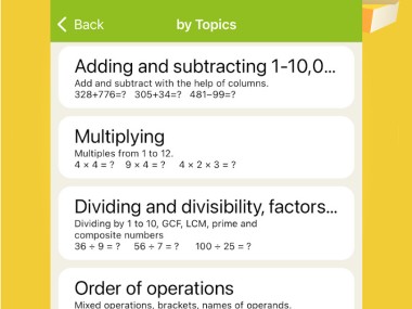 Math Tests: learn mathematics