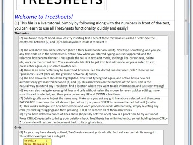 TreeSheets