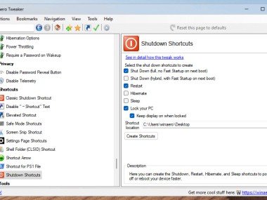 Winaero Tweaker
