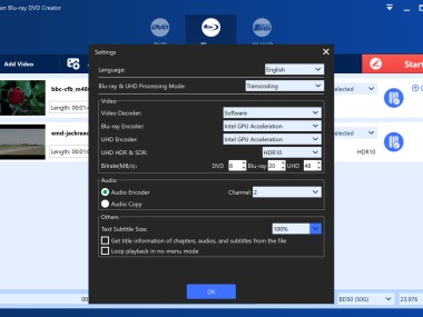 Yuhan Blu-ray DVD Creator