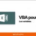 Apprendre VBA pour Excel 2016 - Les Variables