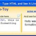 Web Design Toy Web Design Toy