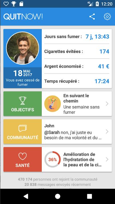 QuitNow: Arrêter de fumer – Applications sur Google Play