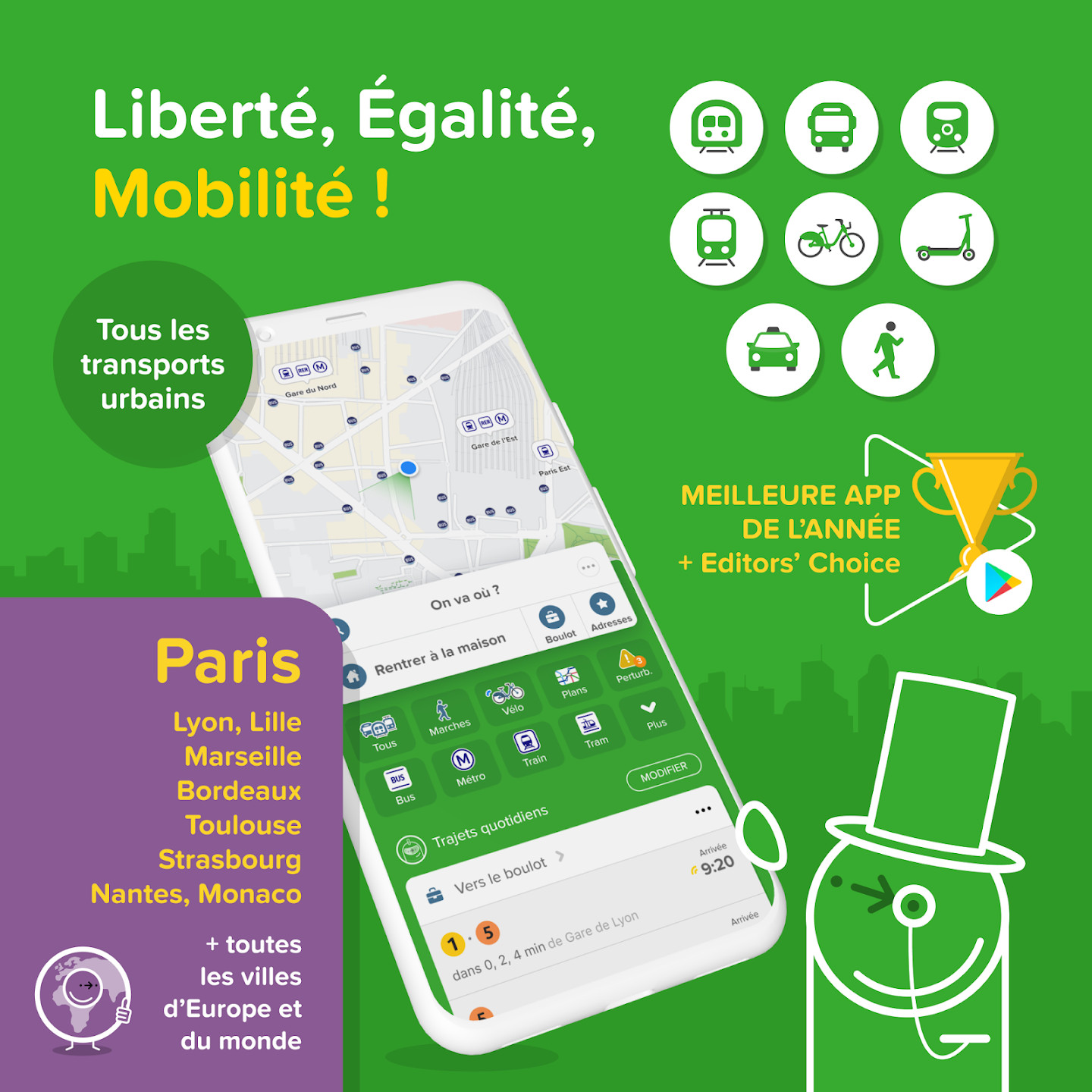 Télécharger Citymapper - Loisirs, Voyage - Les Numériques