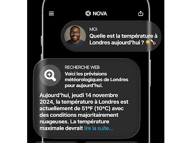 Chatbot IA français - Nova