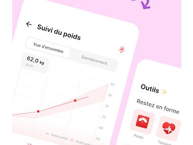 Grossesse: suivi & calendrier (Momly)