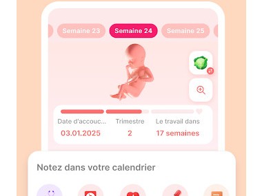 Grossesse: suivi & calendrier (Momly)