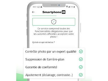 Smartphone iD - Photo identité