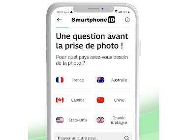 Smartphone iD - Photo identité