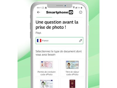 Smartphone iD - Photo identité