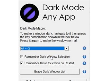 Dark Mode Any App