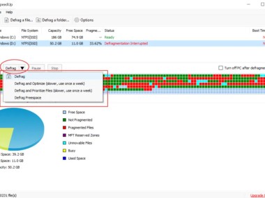 Glarysoft Disk SpeedUp