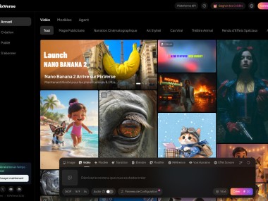 PixVerse: Générateur Vidéo IA